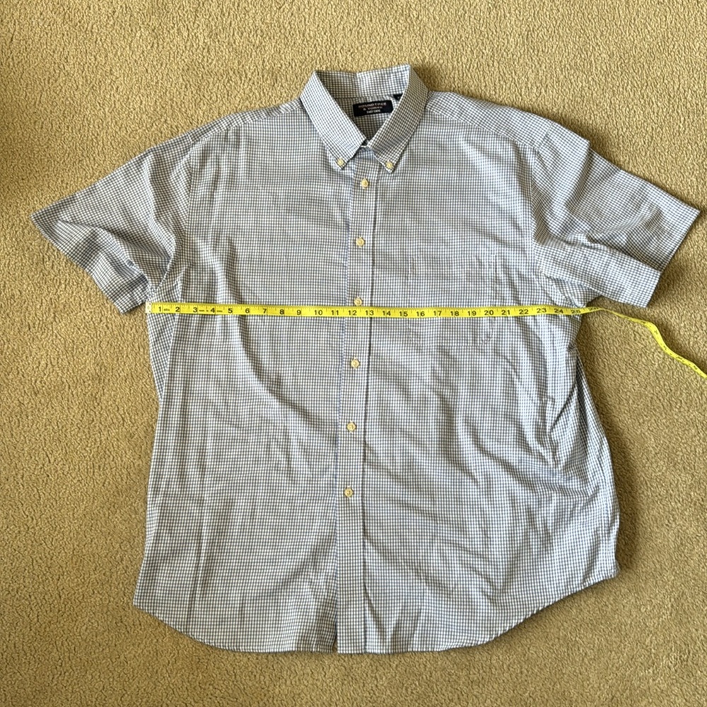 Roundtree & Yorke Short Sleeve Button Down Shirt - Picture 2 of 5
